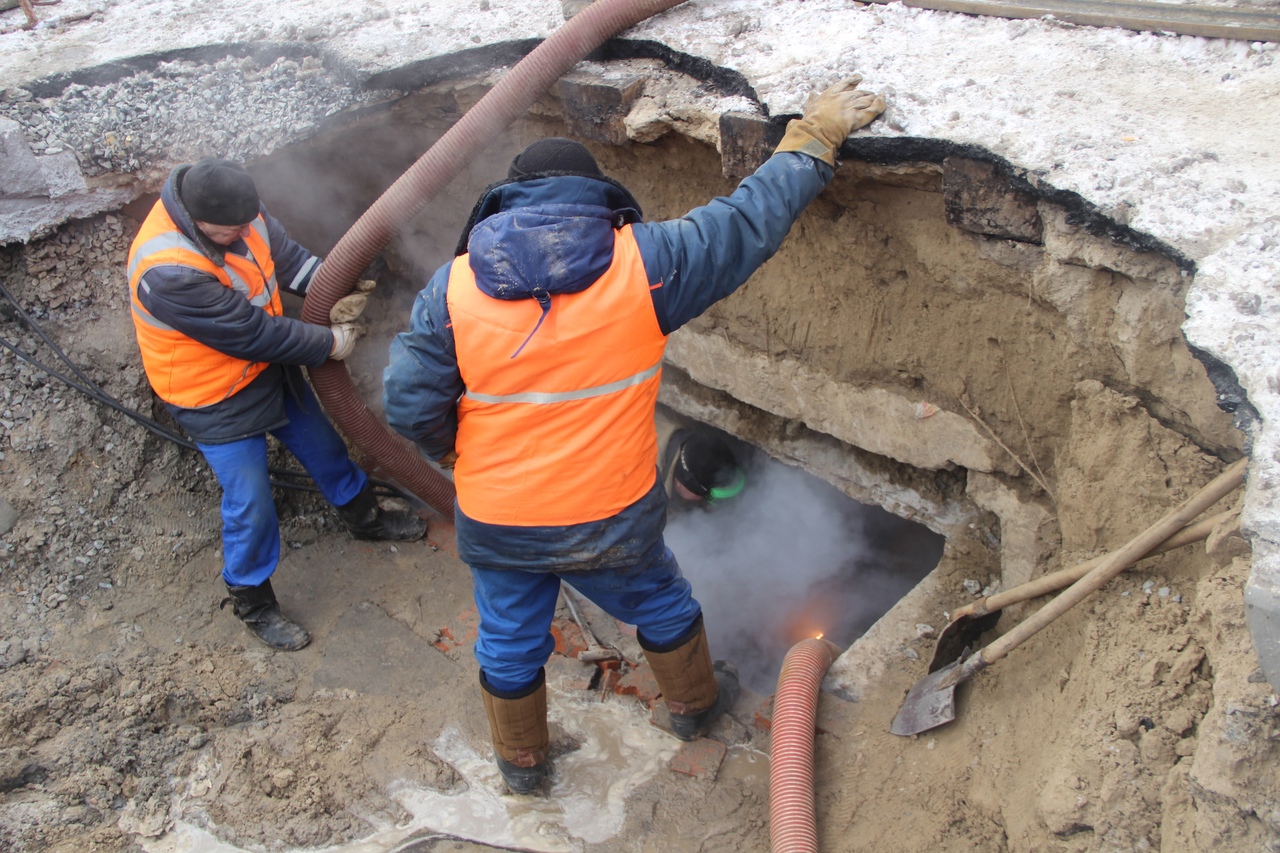 «Квадра» завершила ремонт трубопровода на улице Бутко в Курске