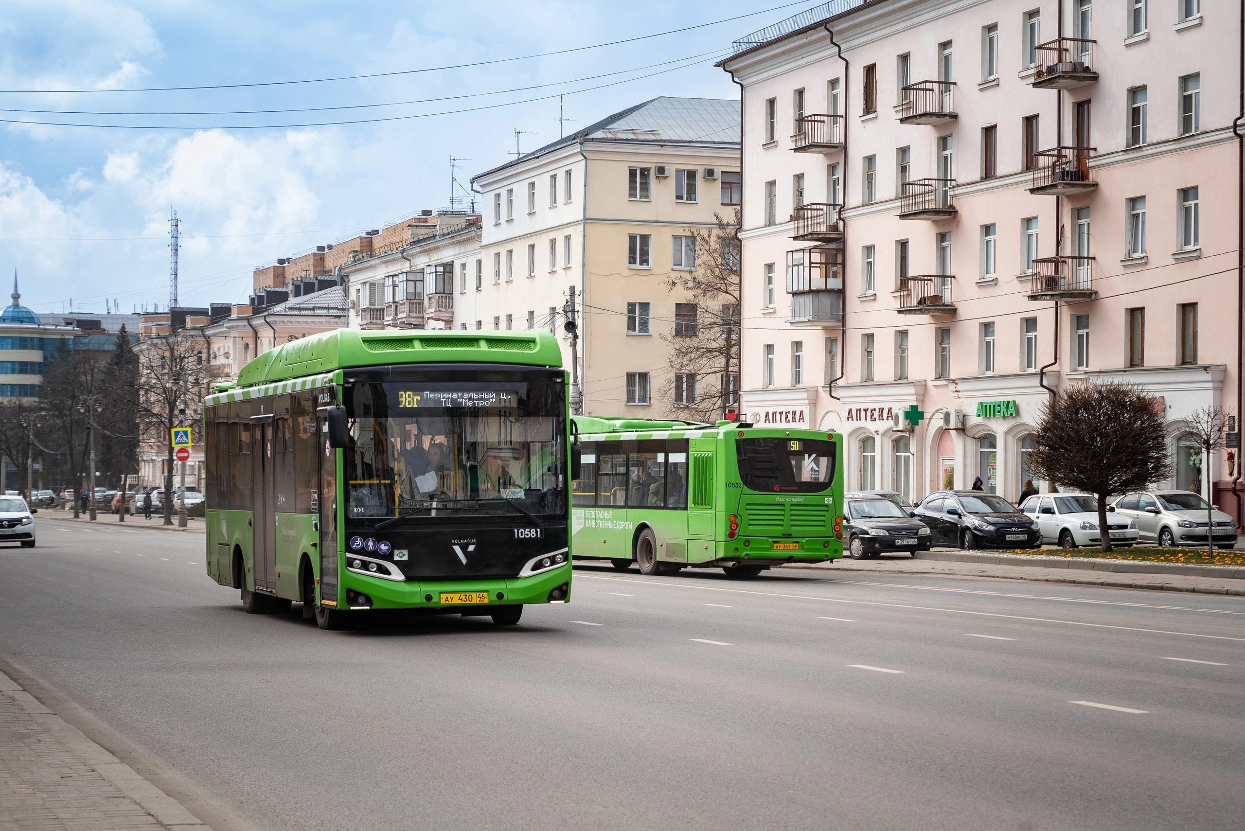 В Курске на время изменили маршрут движения общественного транспорта по проспекту Энгельса