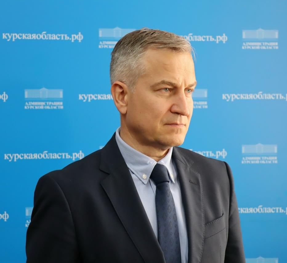 Первый замгубернатора Курской области попал в ДТП во время рабочего визита