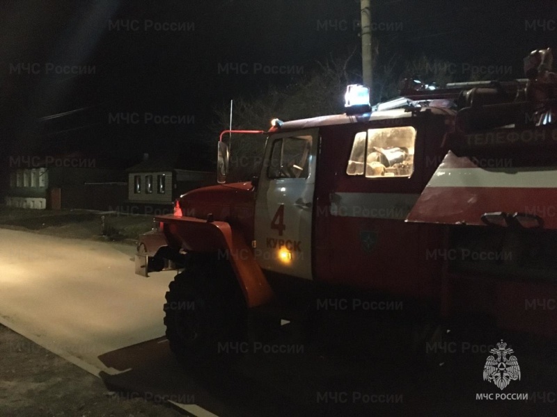 Вечером в центре Курска горел троллейбус