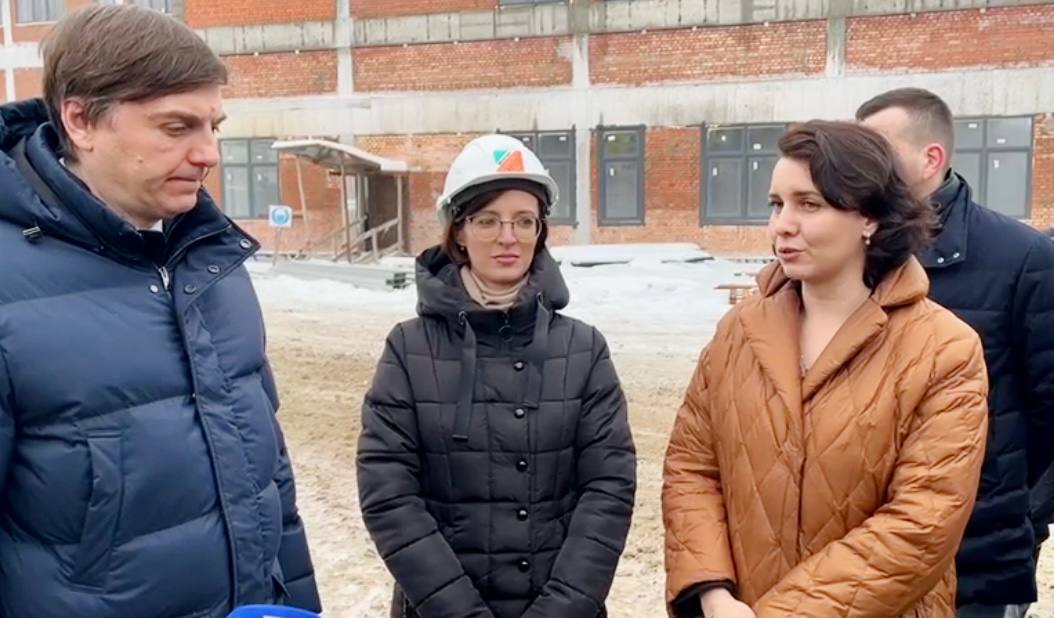 В Курске продолжается строительство самой масштабной школы в регионе