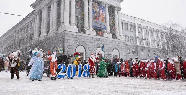 Деды Морозы уже в Курске
