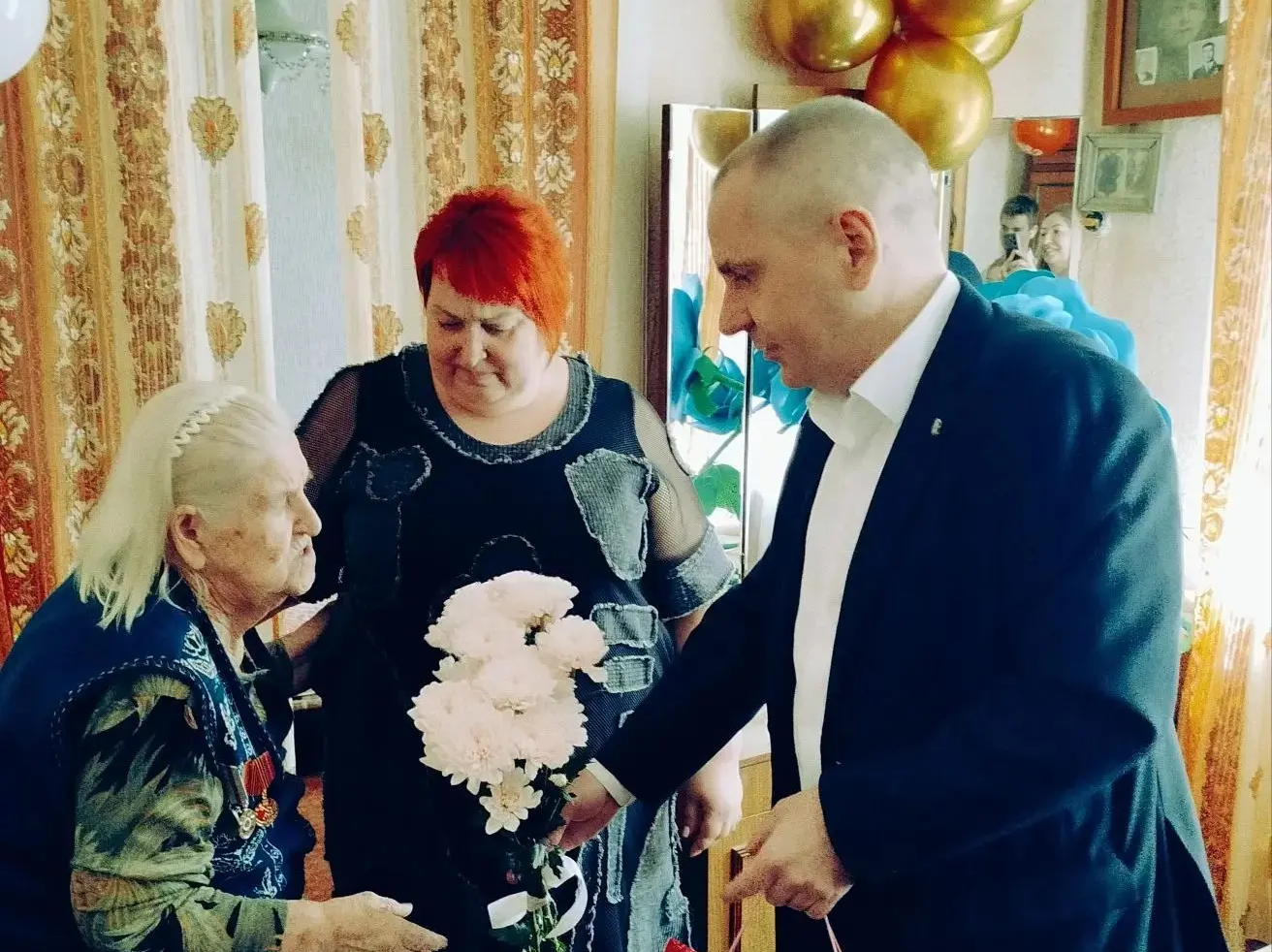 Курянка Пелагея Бирюкова отметила 100-летие