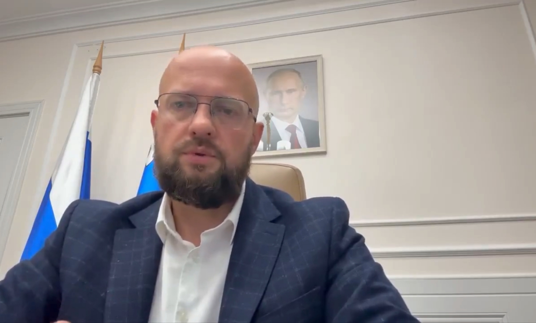 Глава Курска записал обращение по отоплению