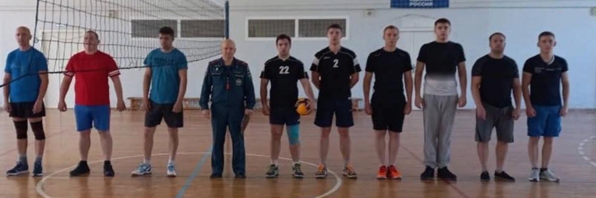 В Курске прошел чемпионат по волейболу среди работников МЧС 