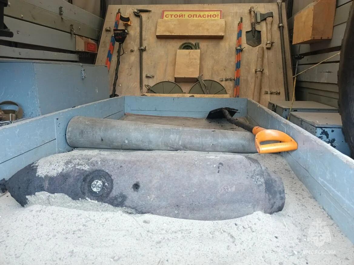 В Курской области обезвредили 50-килограммовую бомбу 1941–1945 годов