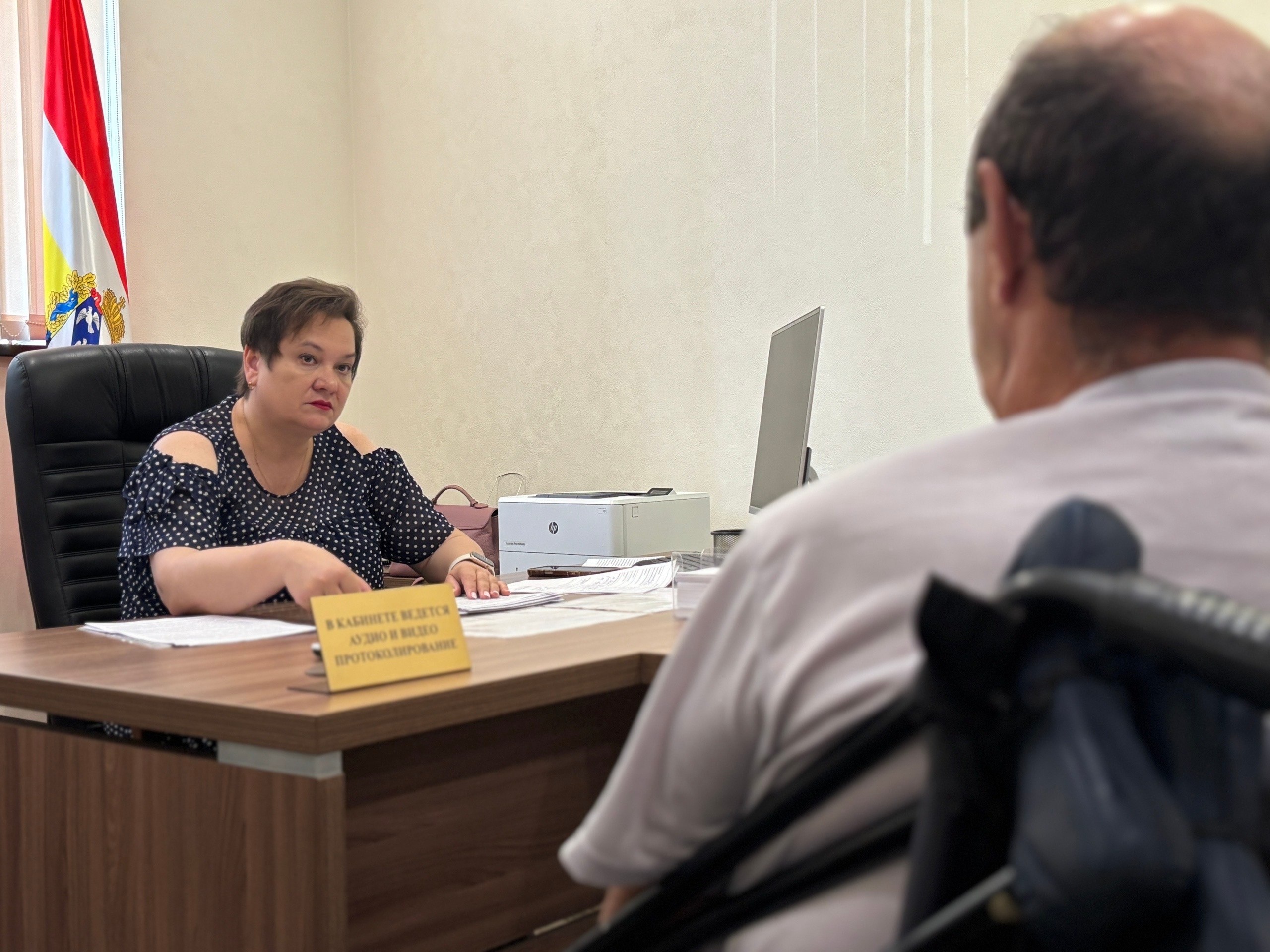 В Курске проведён личный приём граждан министром соцобеспечения, материнства и детства