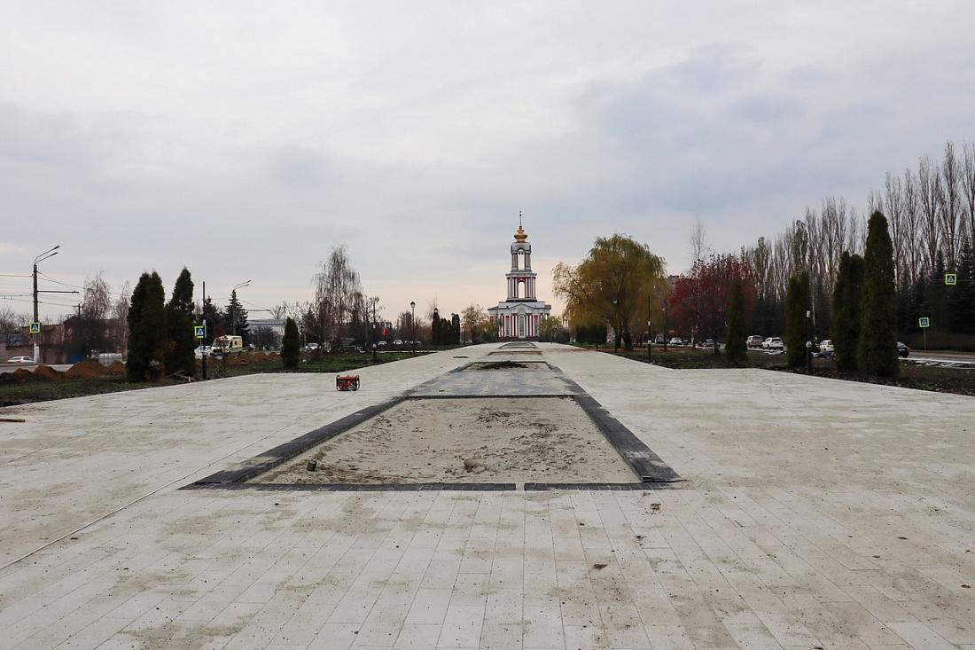 Реконструкцию парка «Патриот» в Курске завершат до конца 2022 года