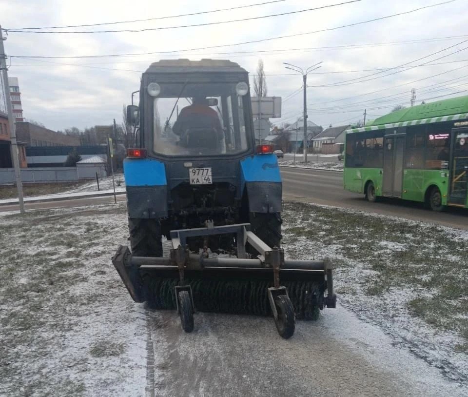 В Курске закупят около 300 тонн противогололедного средства