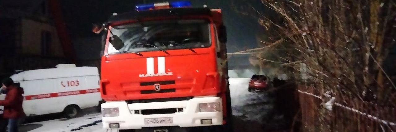 В Курске утром произошел пожар на улице 3-я Гуторовская