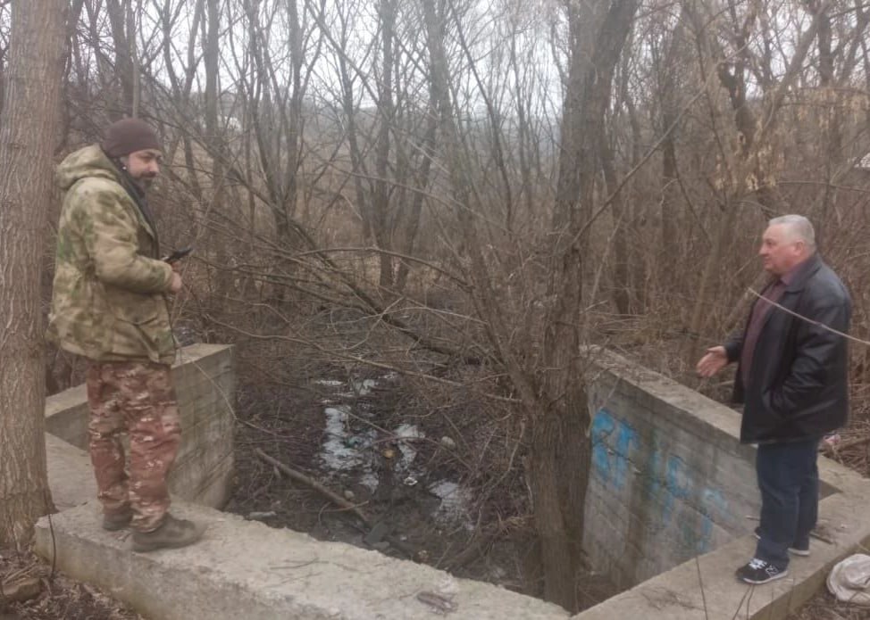 В Курске проинспектировали водоотводные сооружения