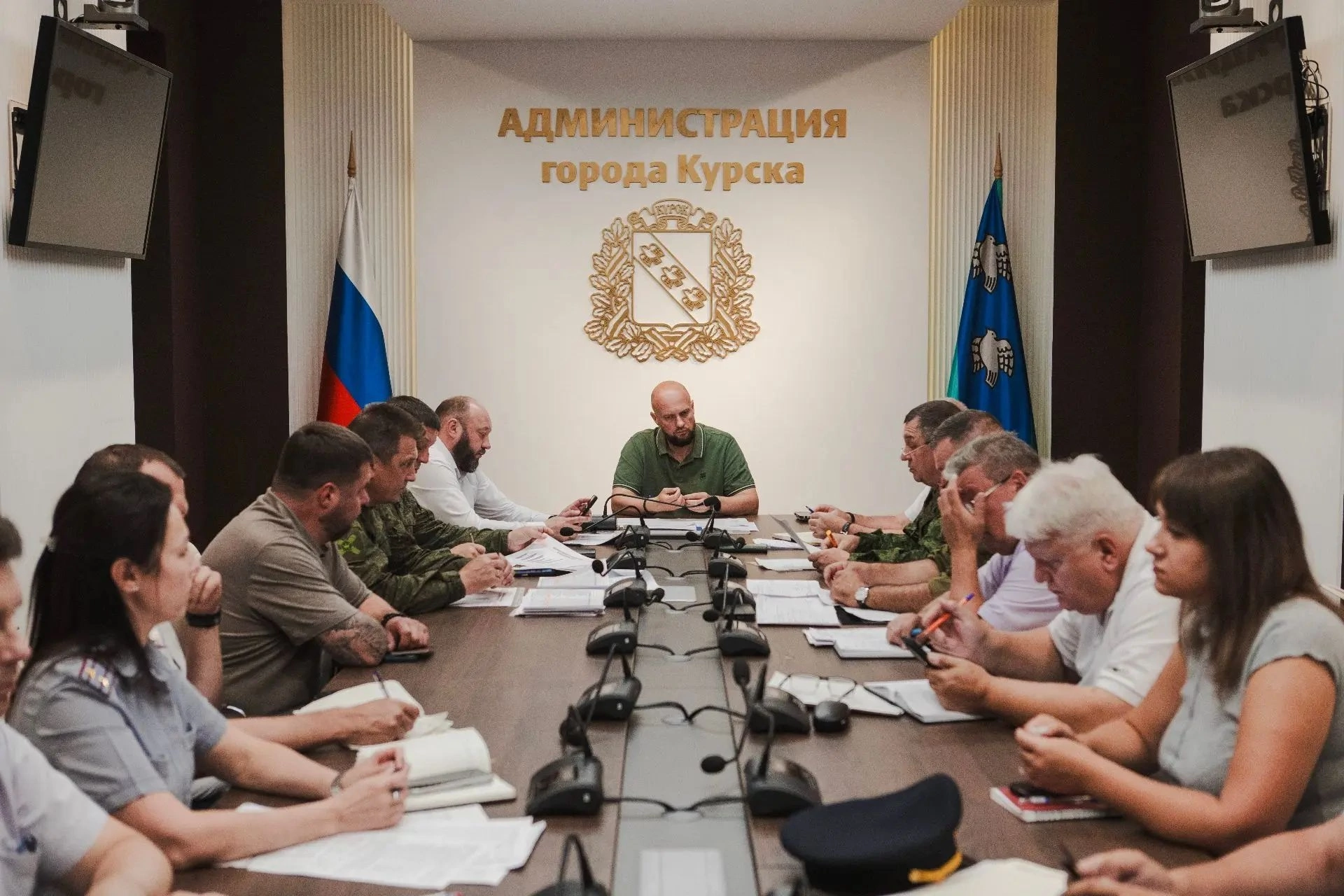 В Курске набирают граждан на военную службу по контракту.