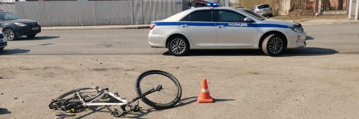В Курске сбили несовершеннолетнего велосипедиста