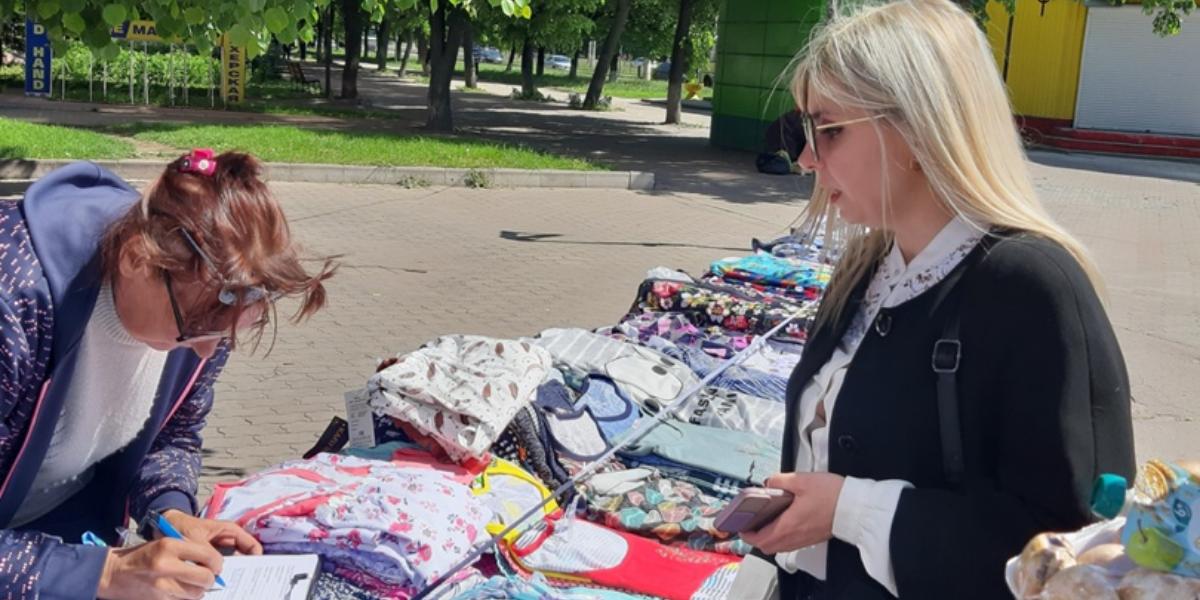 В Сеймском округе Курска пресекли незаконную торговлю на улице