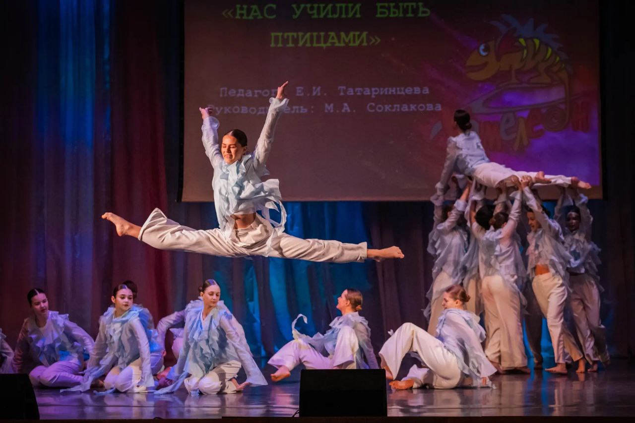В Курской прошел отчётный концерт образцового ансамбля эстрадного танца «Хамелеон»