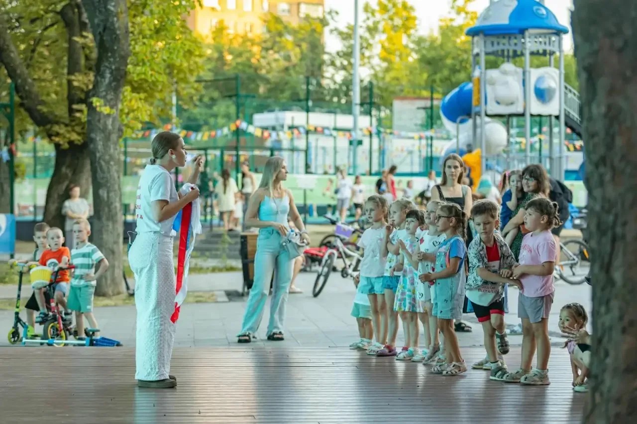 Юные куряне вновь поучаствовали в «Летней школе талантов» в Парке Пионеров