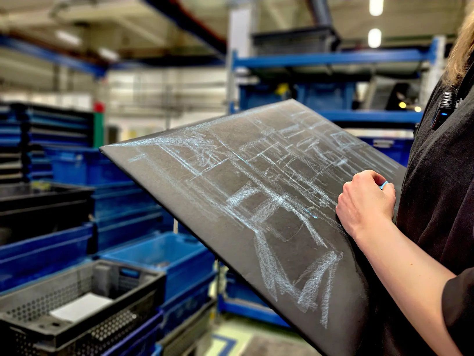 Художники из разных городов черпают вдохновение на курском производстве