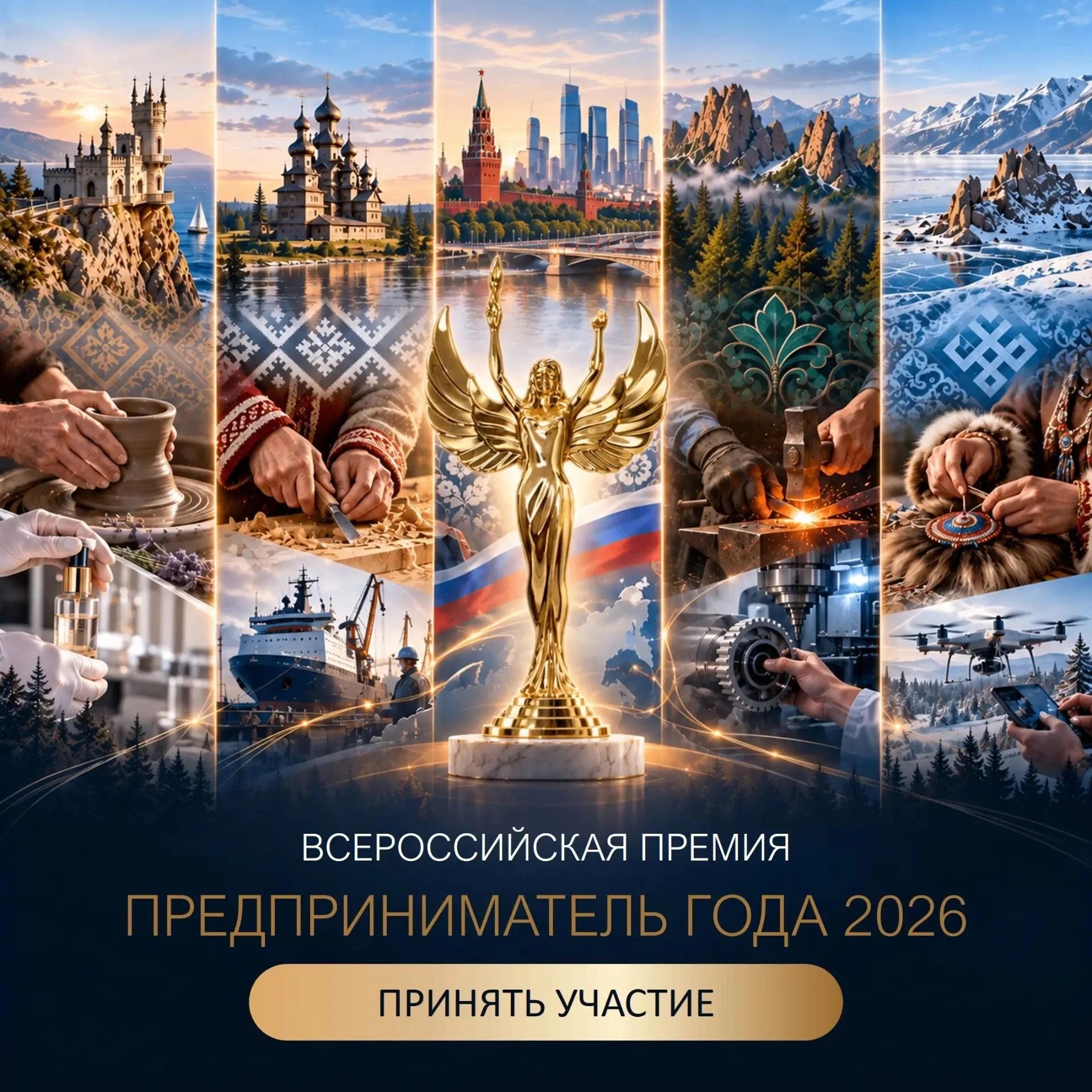 Курян приглашают принять участие в премии «Предприниматель года-2026» до 30 ноября