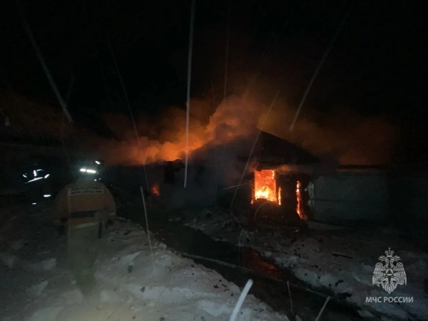 В Курском районе в пожаре в деревне Александровка погиб мужчина