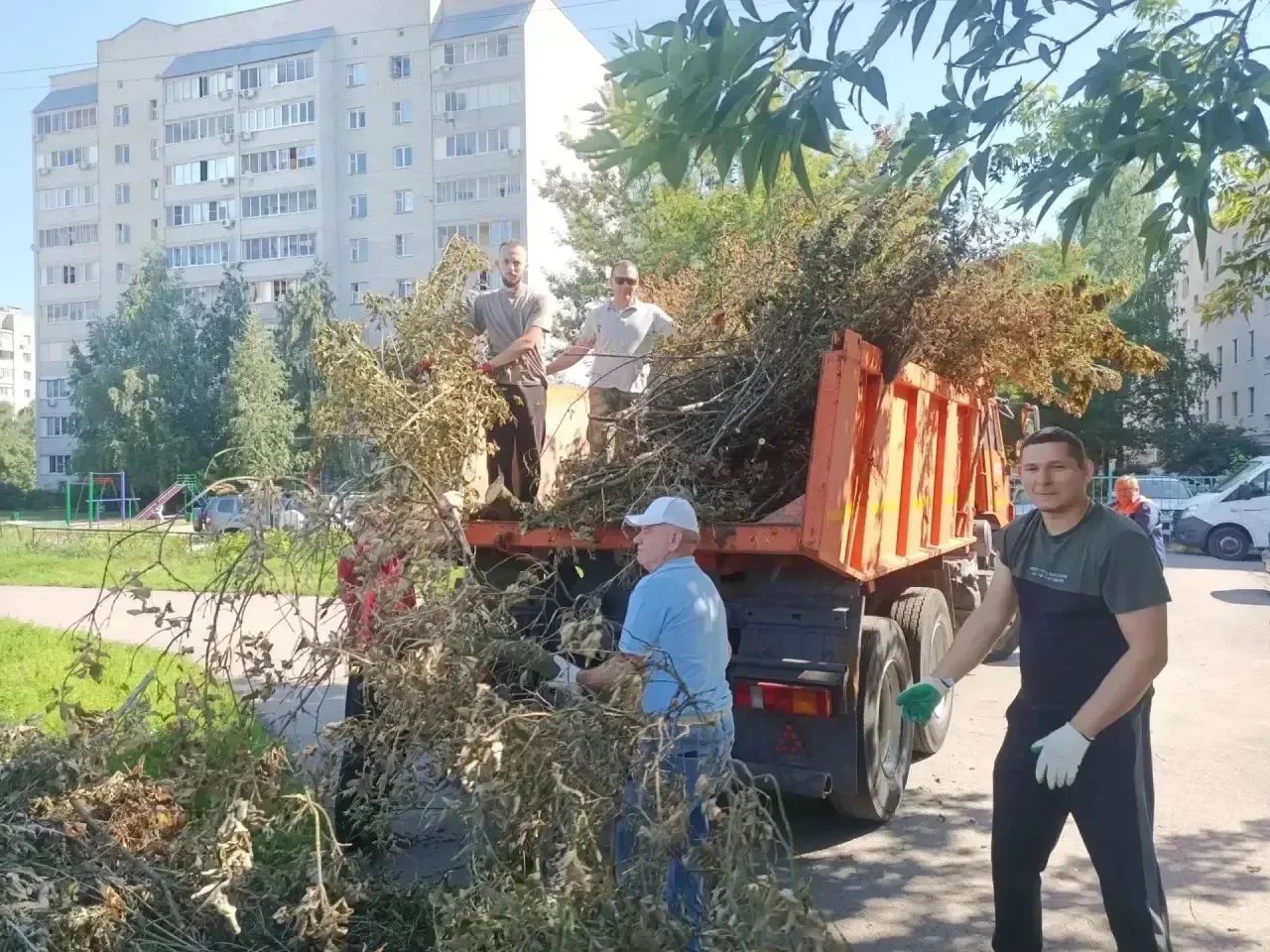 В Курске прошëл субботник