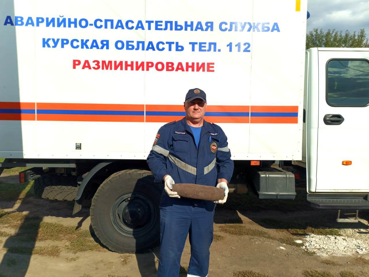 В Курской области нашли пять снарядов времён Великой Отечественной войны