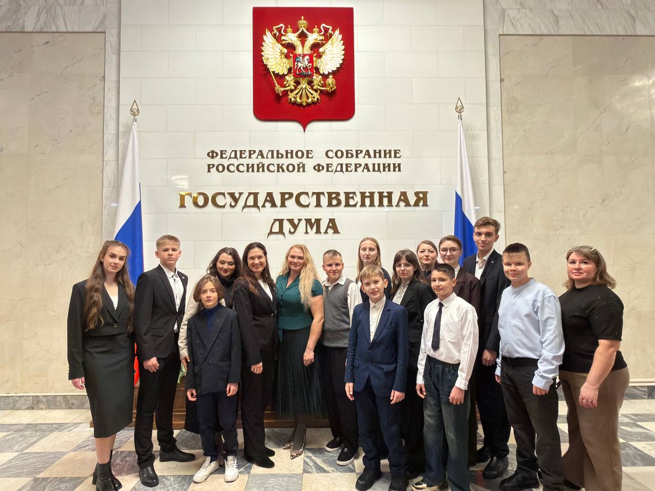 Юные куряне побывали на экскурсии в Государственной Думе России