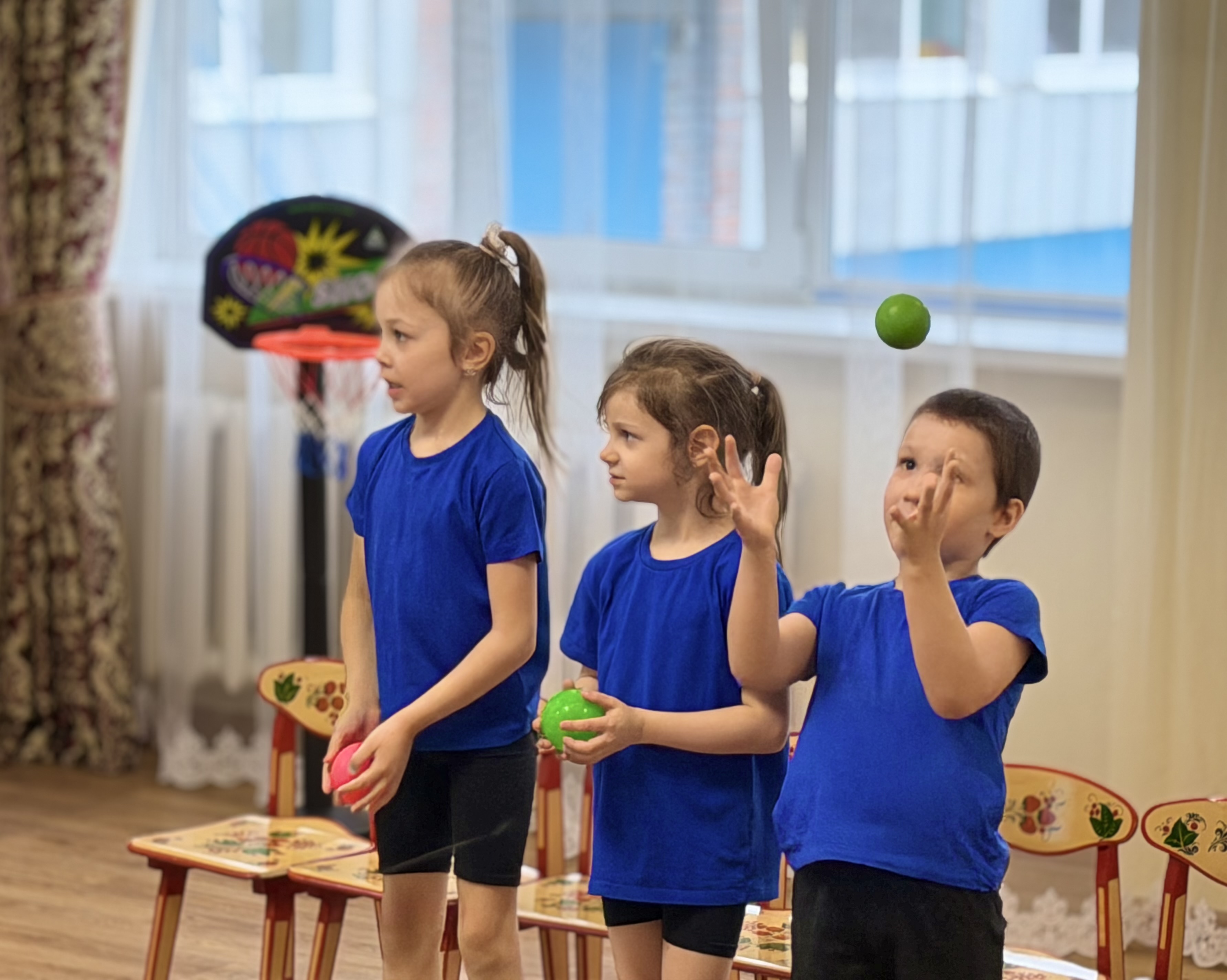 Мастер-класс для курских дошколят провели баскетболисты «Динамо»