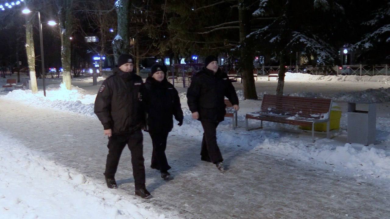 В Курской области новогодняя ночь прошла без  преступлений
