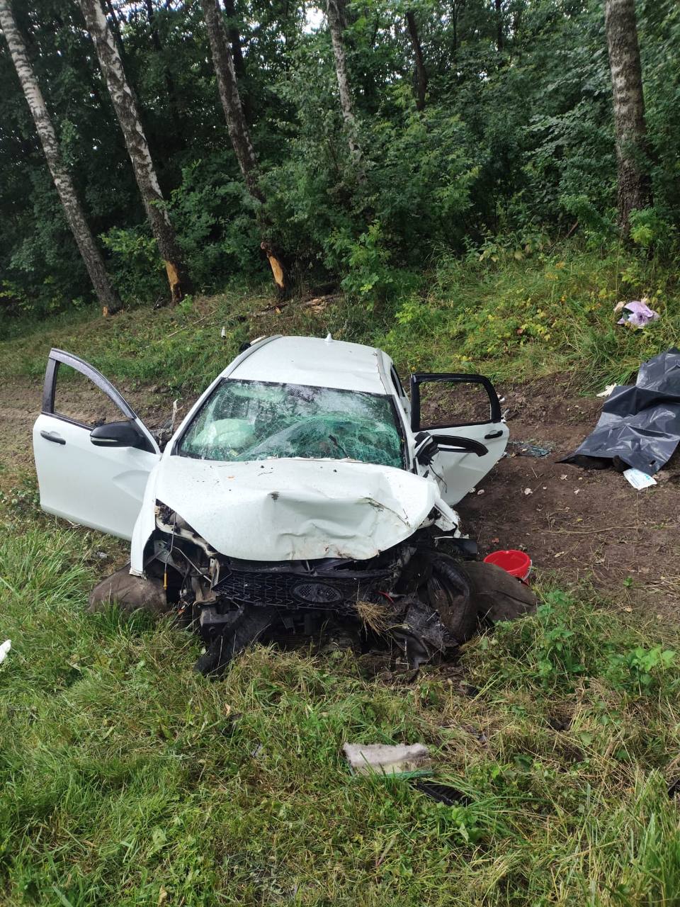 Под Курском в аварии погиб водитель