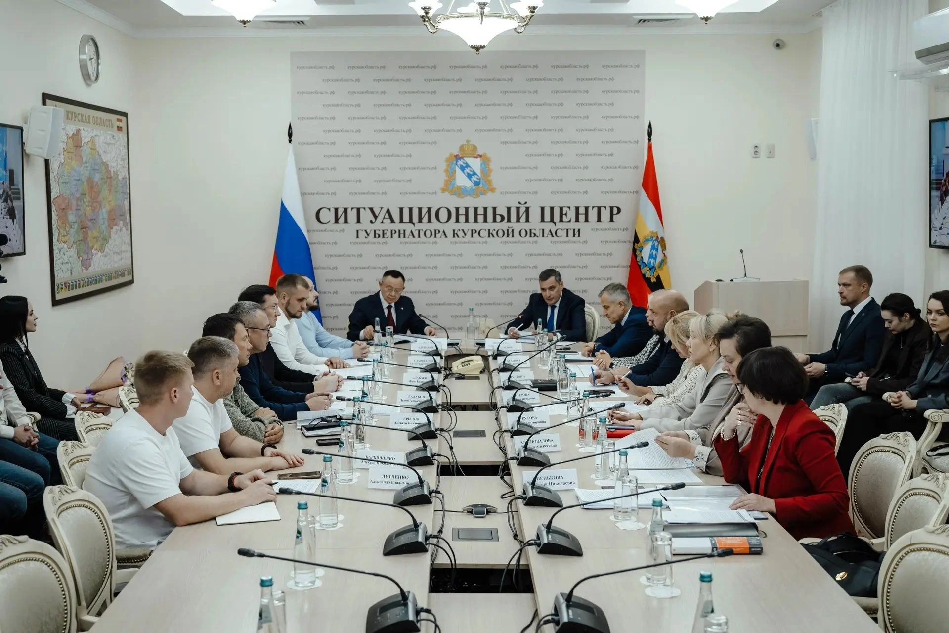 В Курской области обсудили с Минстроем подготовку к зиме и восстановление приграничья