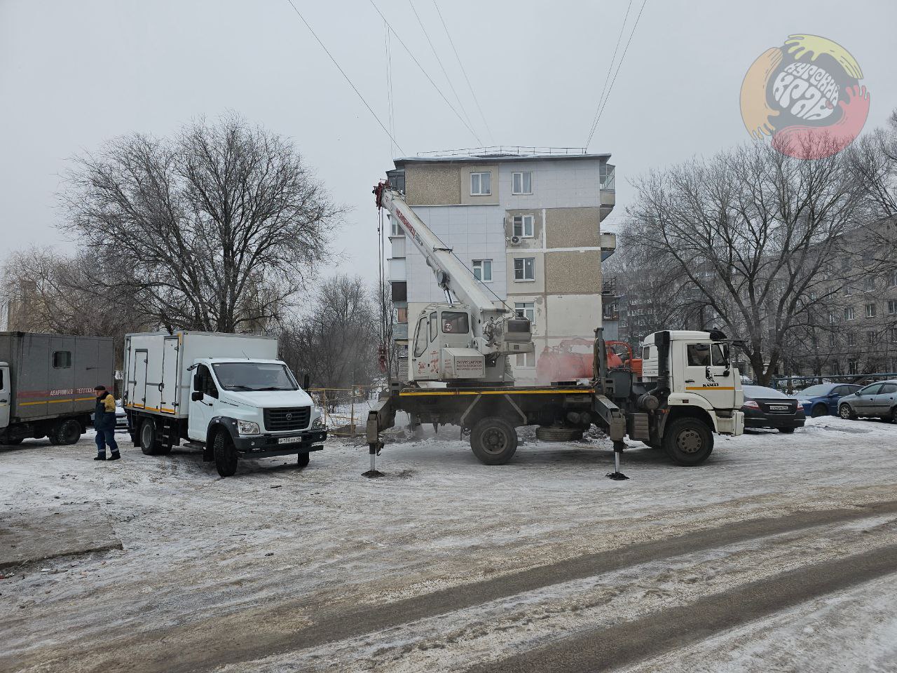 Теплоснабжение в трех многоквартирных домах в Магистральном проезде Курска восстановят к 17.00