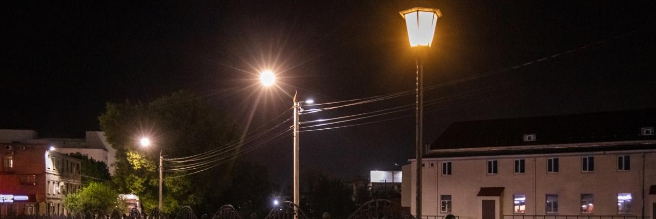 В Курске за последние годы на улицах установлено 26 тысяч новых светильников 