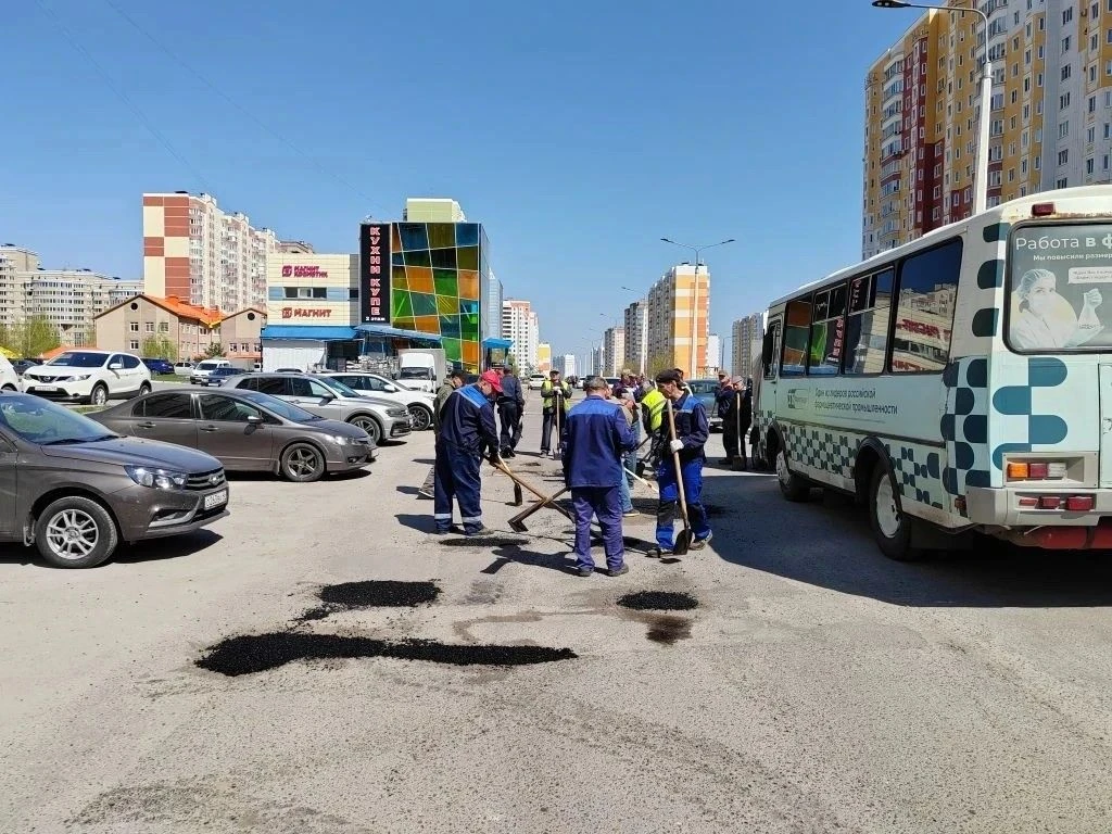 Ямочный ремонт на Дериглазова в Курске выполнят в срок
