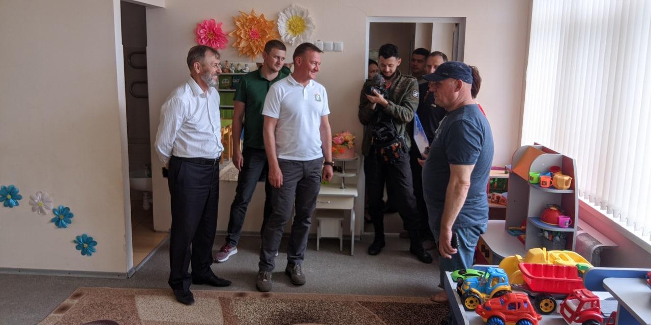 Курская область помогла с ремонтом детскому саду в Первомайском районе ДНР