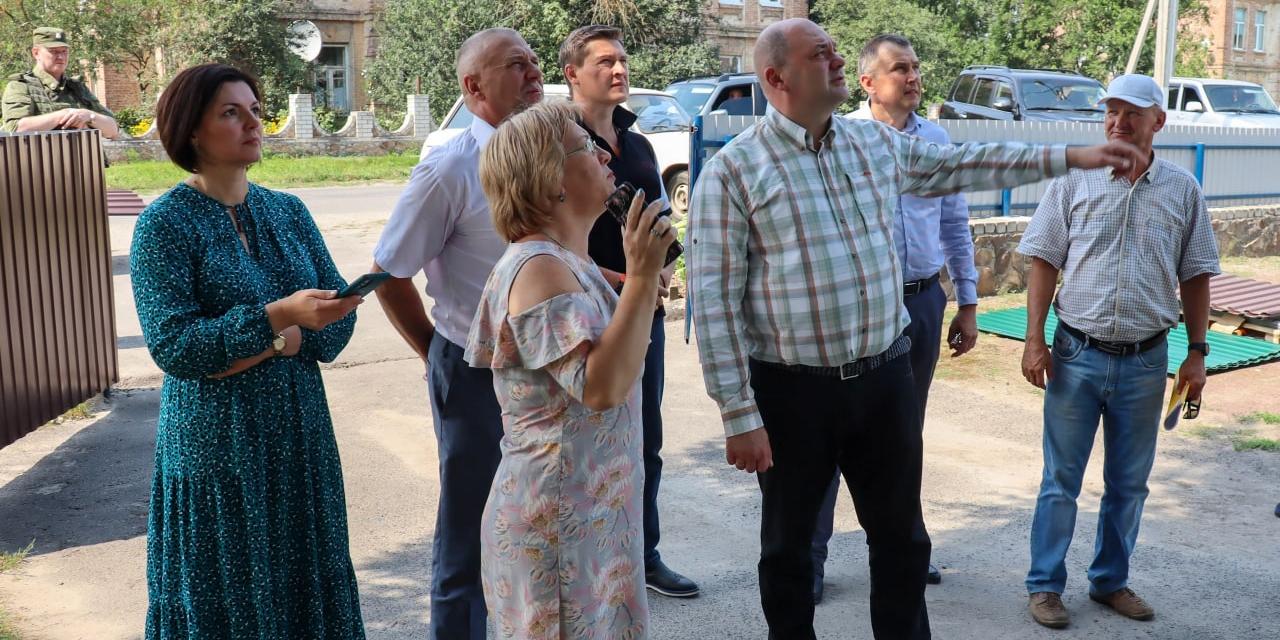 В Глушковском районе Курской области после обстрелов восстанавливают села