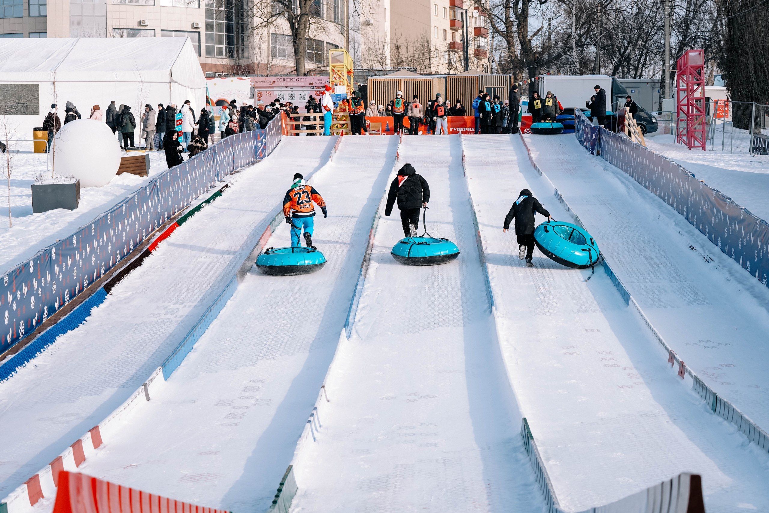 Накануне Дня российского студенчества на курской Полугоре прошли студенческие соревнования