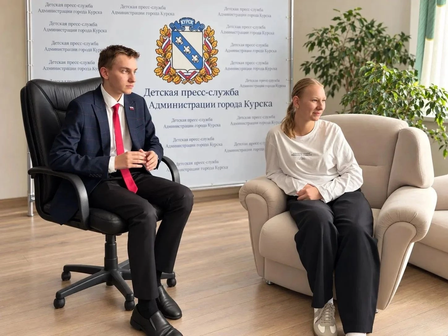Юные журналисты побеседовали с корреспондентом «Курской правды» о тонкостях профессии