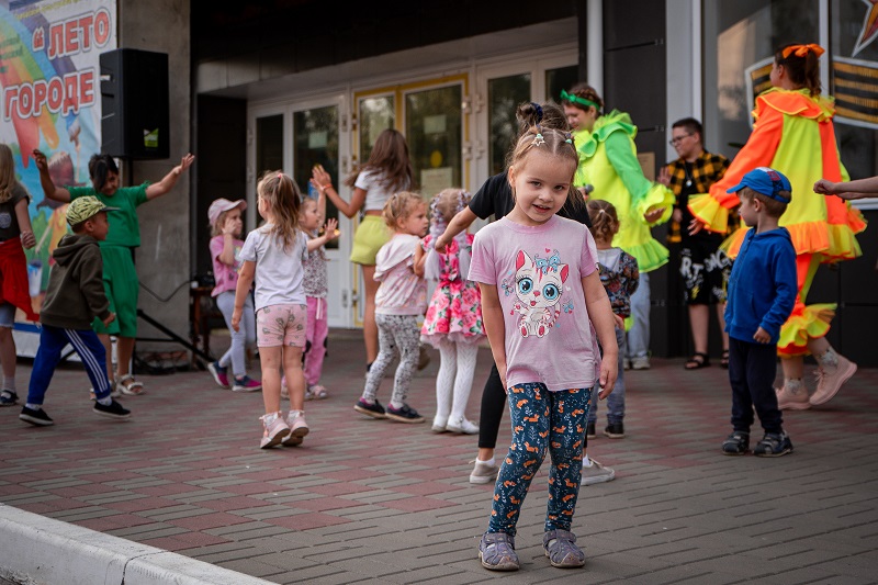 Юные жители Курска приняли участие в программе «Аллея игр»